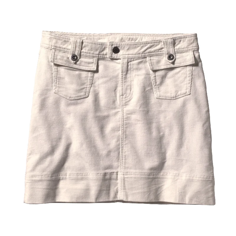 W's Corduroy Skirt chiffon skirt lightweight