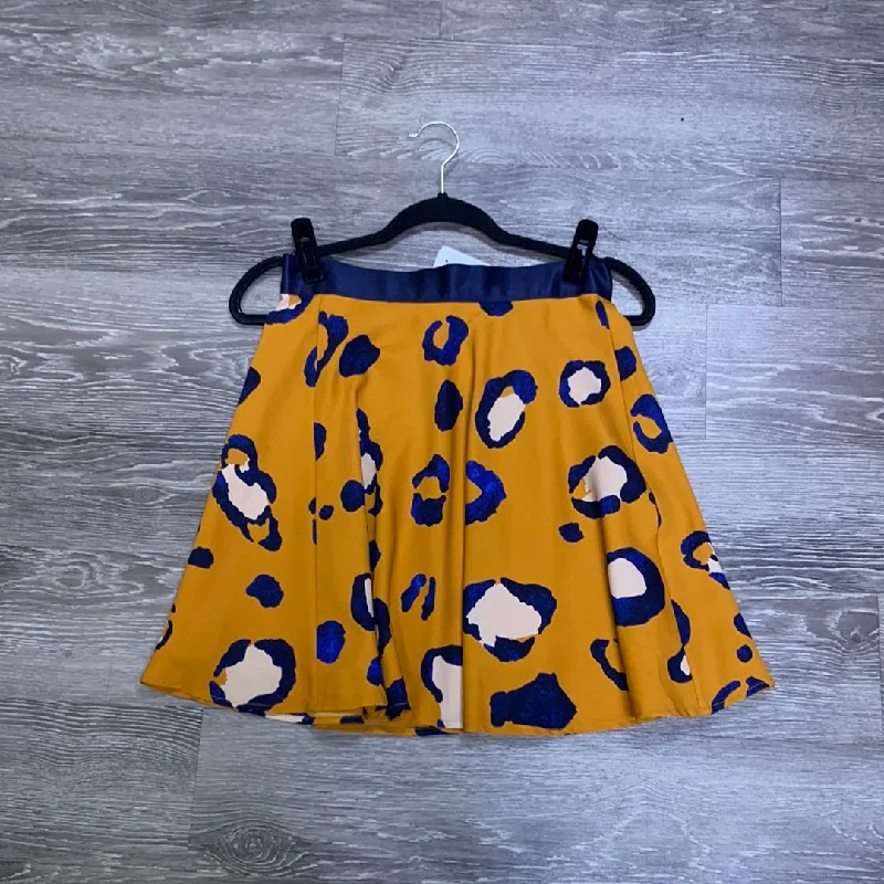 Phillip Lim Cheetah Print Skirt - size 8 wool skirt sturdy
