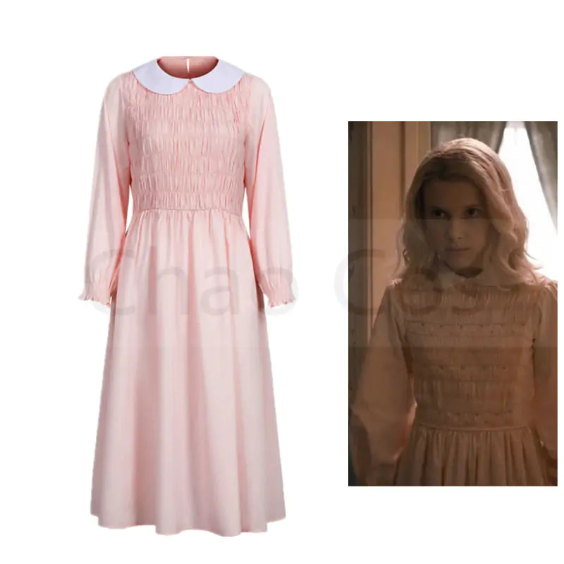Reproduction Costume Dress from the Horror Drama 'Stranger Things' sweetheart Neckline Romantic