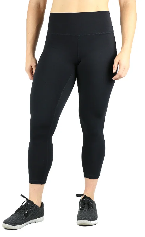 Brooke Capri Performance Leggings Trendy High-Compression Leggings