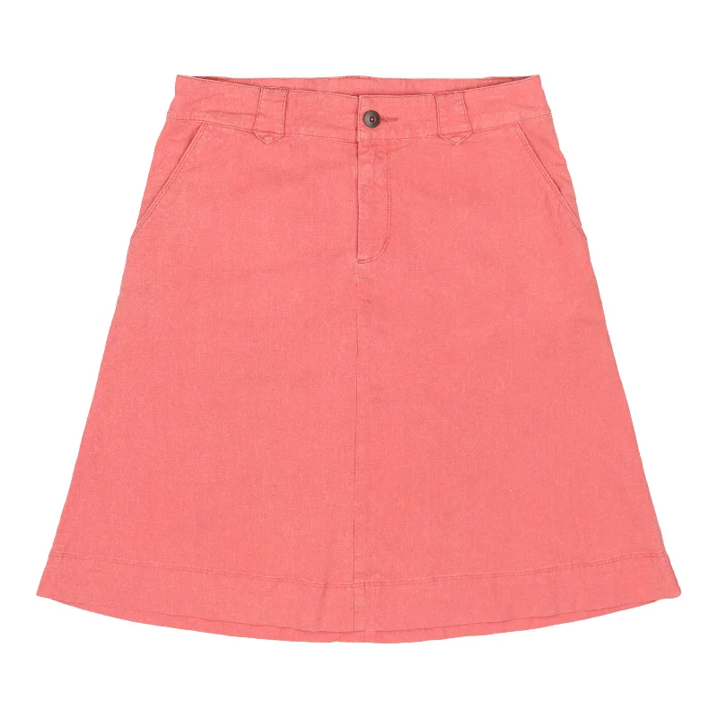 W's Hemp Stretch Skirt silk skirt smooth