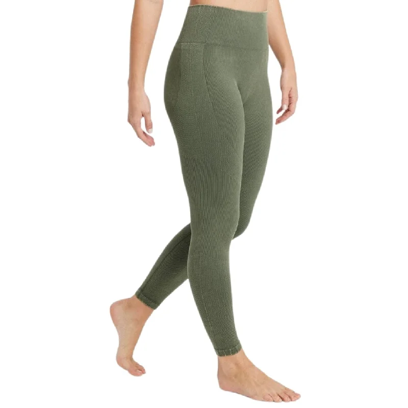 JOYLAB - High-Rise Ribbed Seamless 7/8 Leggings Stylish Compression Fit Leggings