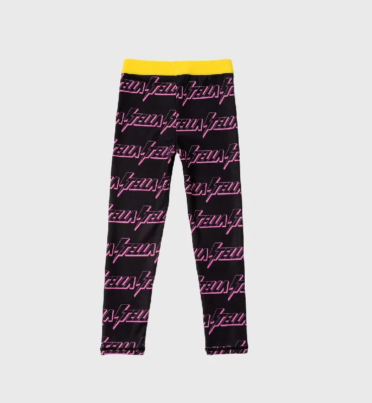 Lightning Logo Sport Leggings Comfortable Bootcut Workout Leggings