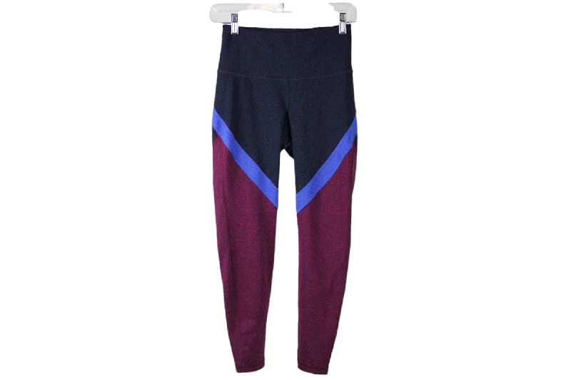 Old Navy ACTIVE Go-Dry Color Blocked Legging | S Trendy Colorblock Print Leggings