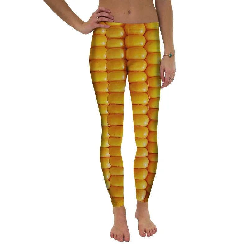 Corn Cob Leggings Fashionable Printed Legging Pants