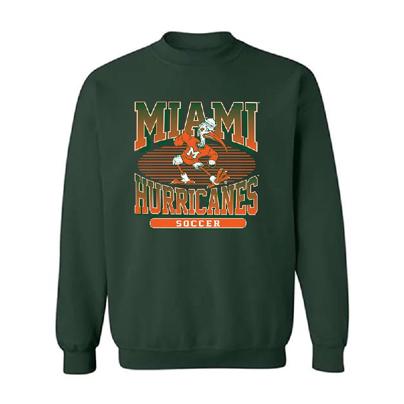 Miami - NCAA Women's Soccer : Reese Wheeler - Classic Shersey Crewneck Sweatshirt Hoodie with Logo Branding Identity