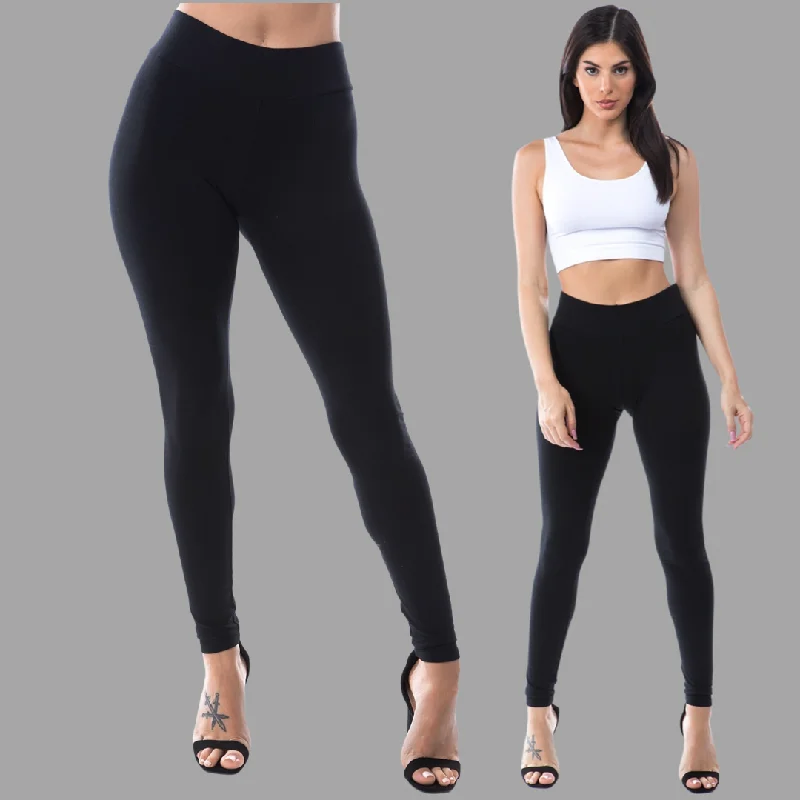 So Stretchy Wide Waist band Legging’s Classic Solid Color Leggings