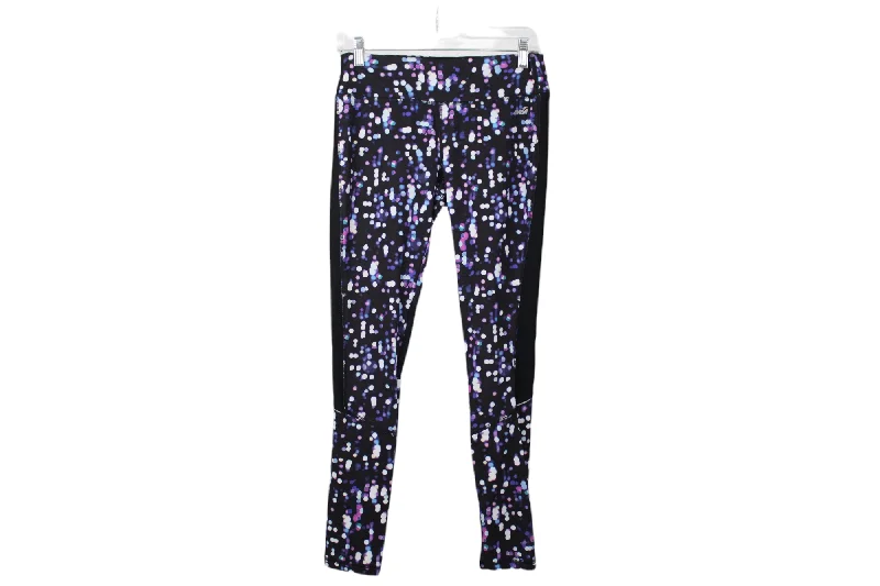 Avia Black Leggings | S Fashionable Lacy Detail Leggings