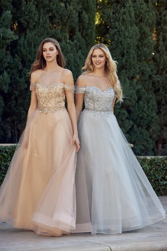 Enchanted Evenings: Shimmering Off-the-Shoulder Prom Dress for Unforgettable Occasions Tunics Short Trendy
