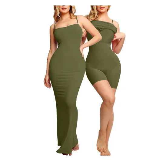 Vireous Women's Shapewear and Dress Set, Multi Colours Tunics Brand named
