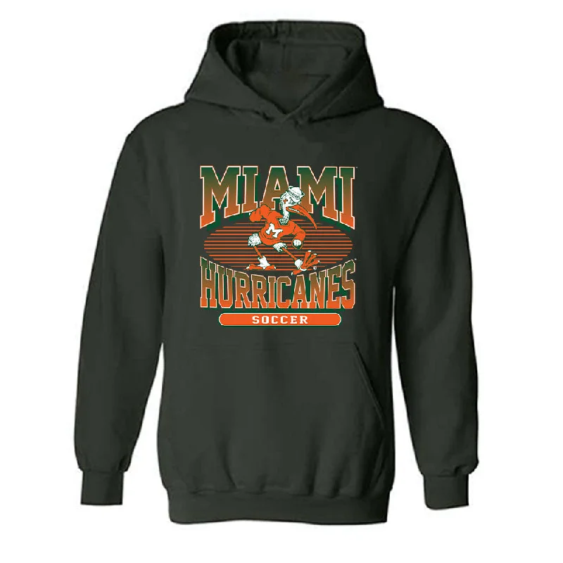 Miami - NCAA Women's Soccer : Reese Wheeler - Classic Shersey Hooded Sweatshirt Cotton Hoodie Fleece Lining Warmth