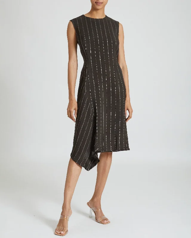BECCA Modern Striped Sheath Dress Tunics Sophisticated sleek