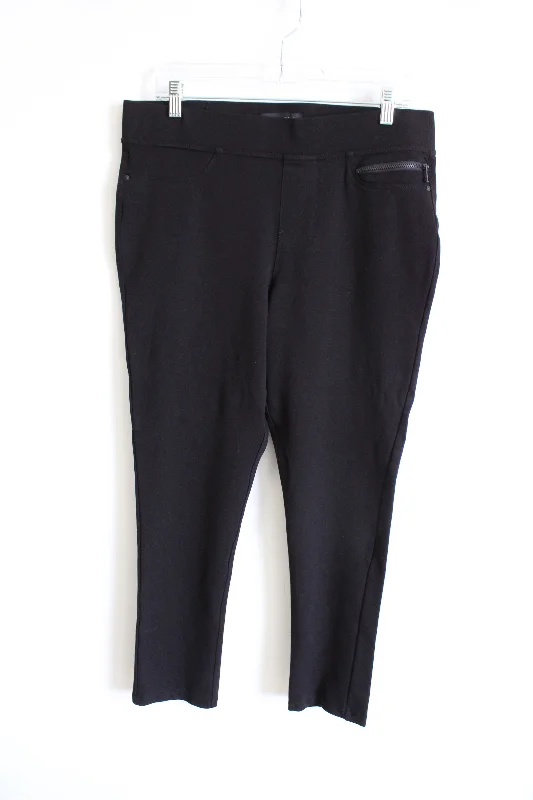 DKNY Black Legging Pant | L Stylish Sweat-Proof Leggings