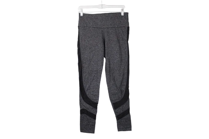 Daisy Fuentes Gray Legging | L Fashionable High-Rise Workout Leggings