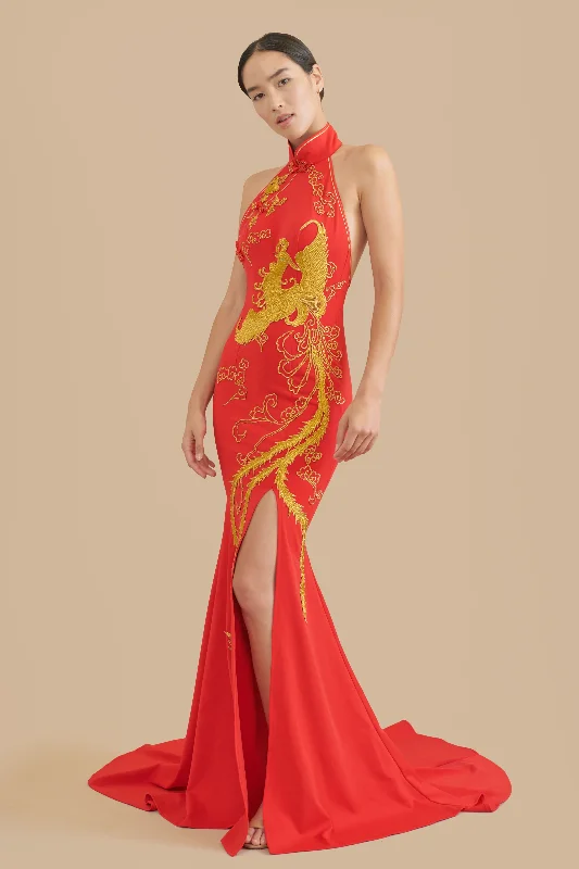 Constance Bespoke Dress | Modern Phoenix Qipao Tunics Cozy soft