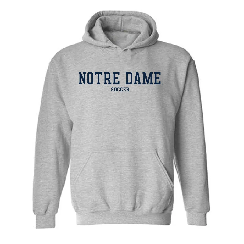 Notre Dame - NCAA Women's Soccer : Melinda Hathaway - Classic Fashion Shersey Hooded Sweatshirt Hoodie with Gradient Ombre Colorful