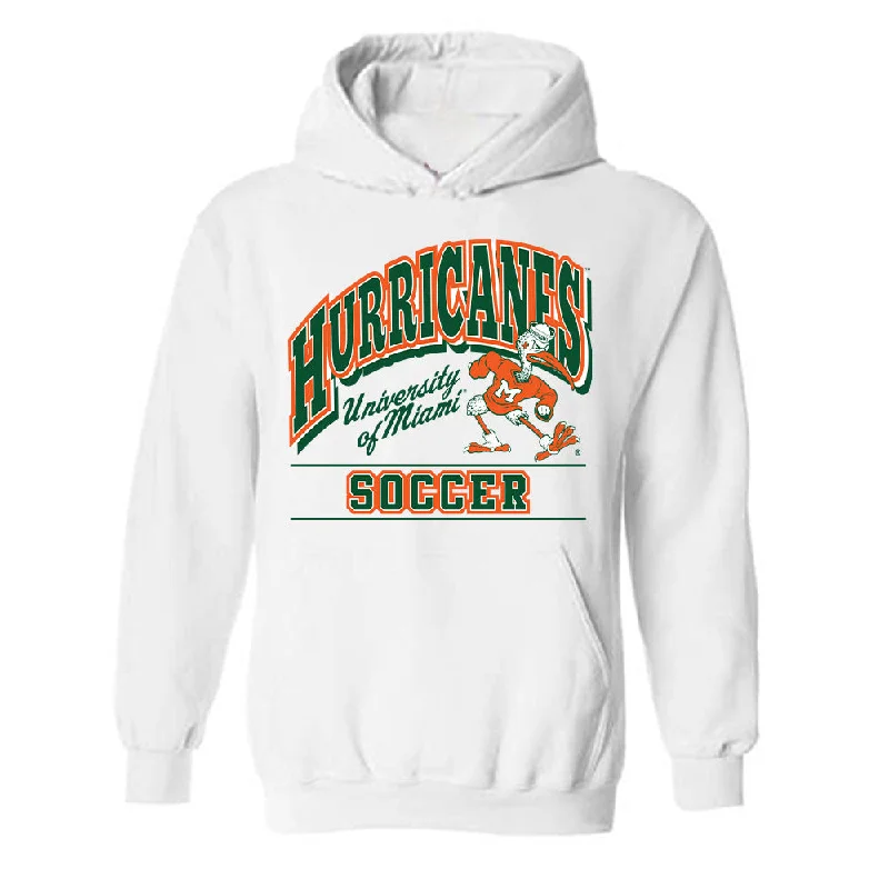Miami - NCAA Women's Soccer : Reese Wheeler - Classic Shersey Hooded Sweatshirt Hoodie Sweatshirt Pullover