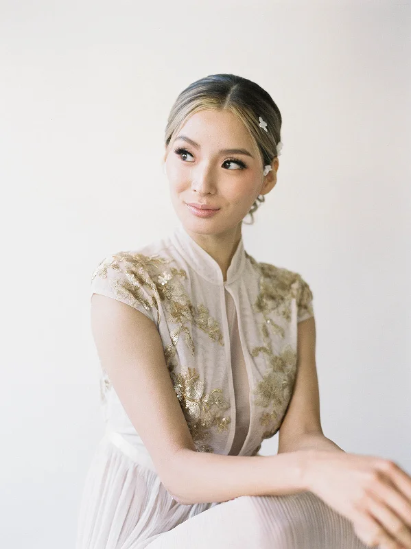 Amy Bespoke Dress | Modern Wedding Cheongsam Bodycon Club Sequined