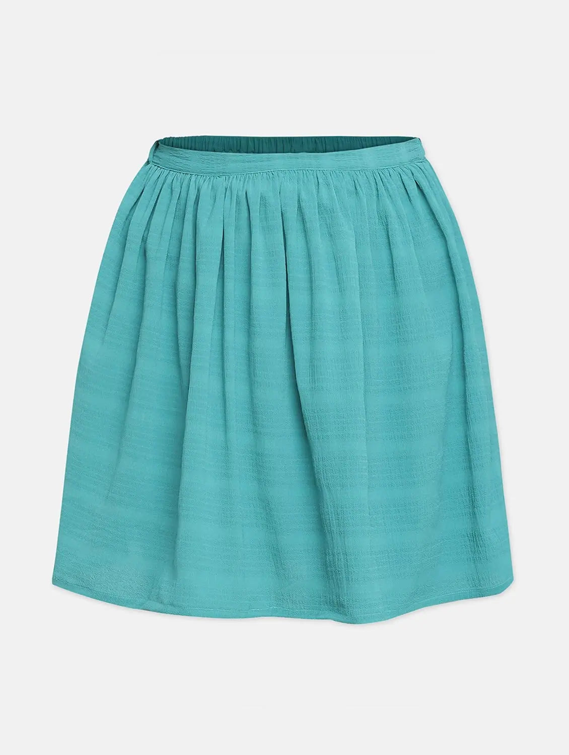 Poser Blue Stripes Print Girl Skirt velvet skirt rich