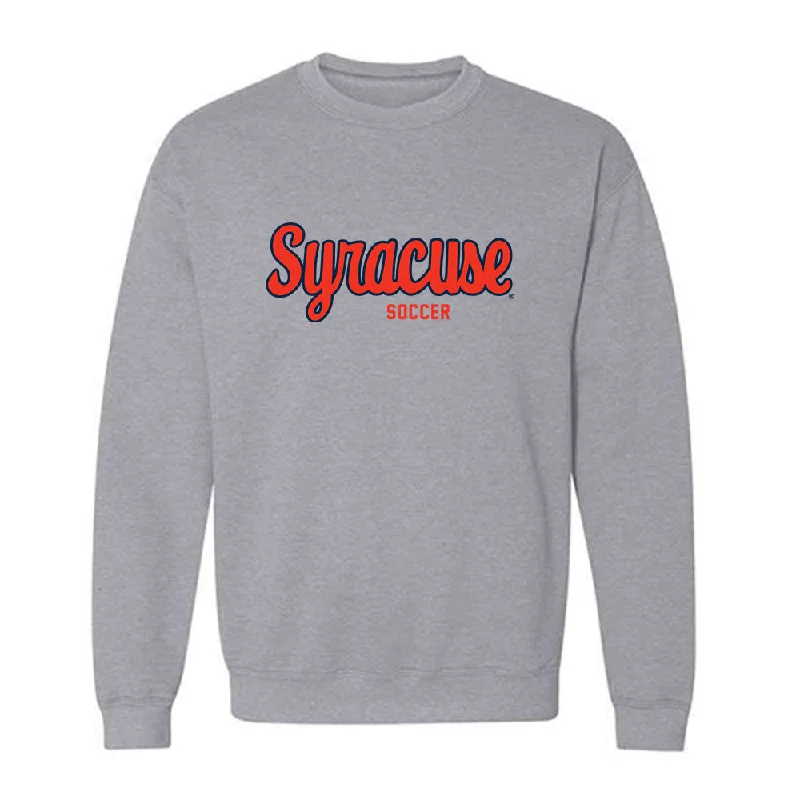 Syracuse - NCAA Women's Soccer : Mackenzie Dupre - Classic Shersey Crewneck Sweatshirt Hoodie with Typography Text Message