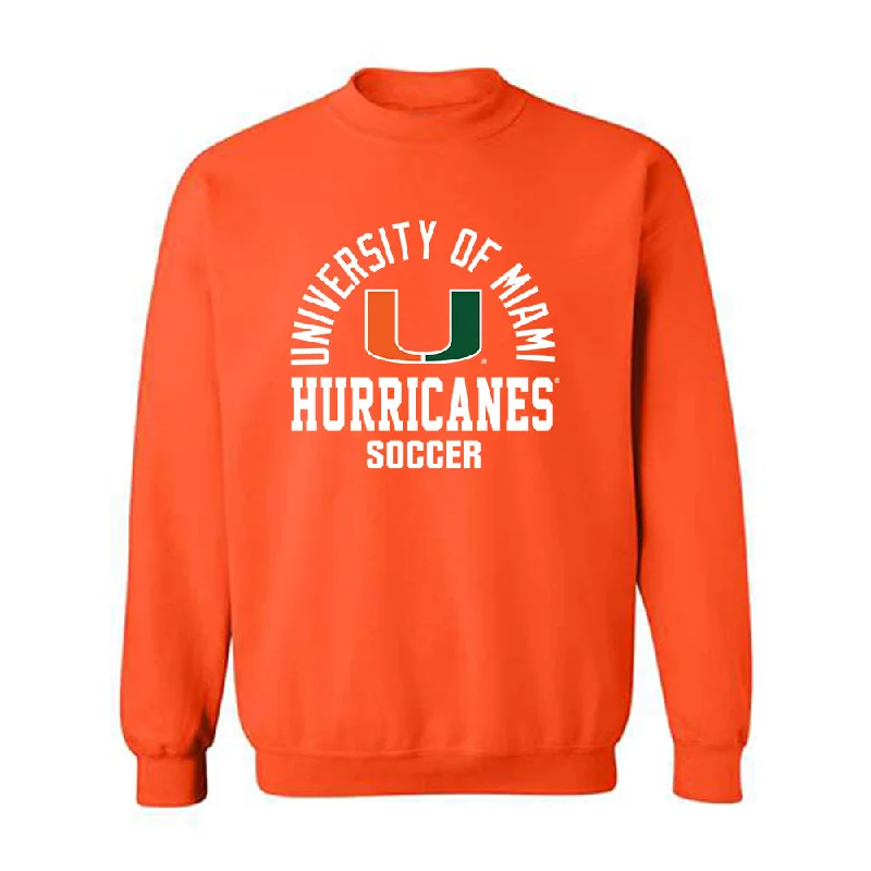 Miami - NCAA Women's Soccer : Reese Wheeler - Classic Shersey Crewneck Sweatshirt Hoodie Crop Top Short Trendy