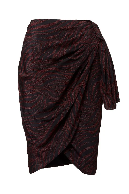 Polly Skirt asymmetrical skirt cut