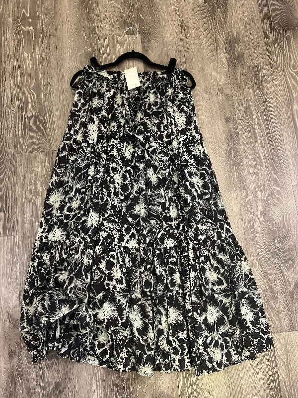 Millie Floral Tie Maxi Skirt (Size Medium) chiffon skirt airy