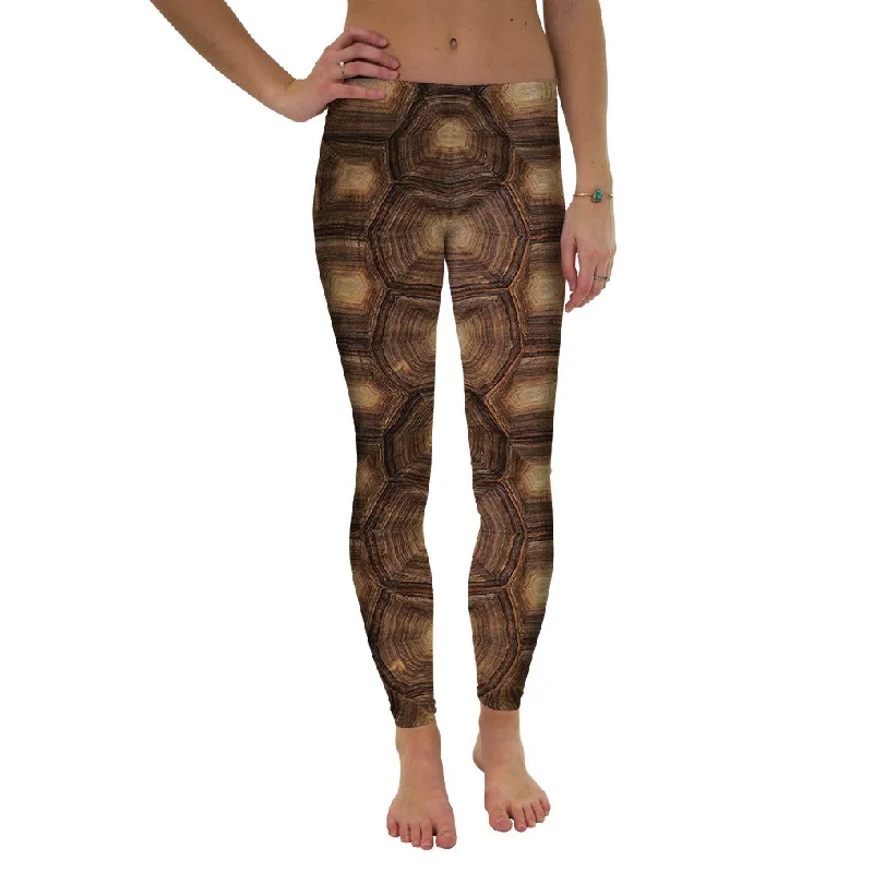 Turtle Shell Leggings Comfortable Slip-On Leggings