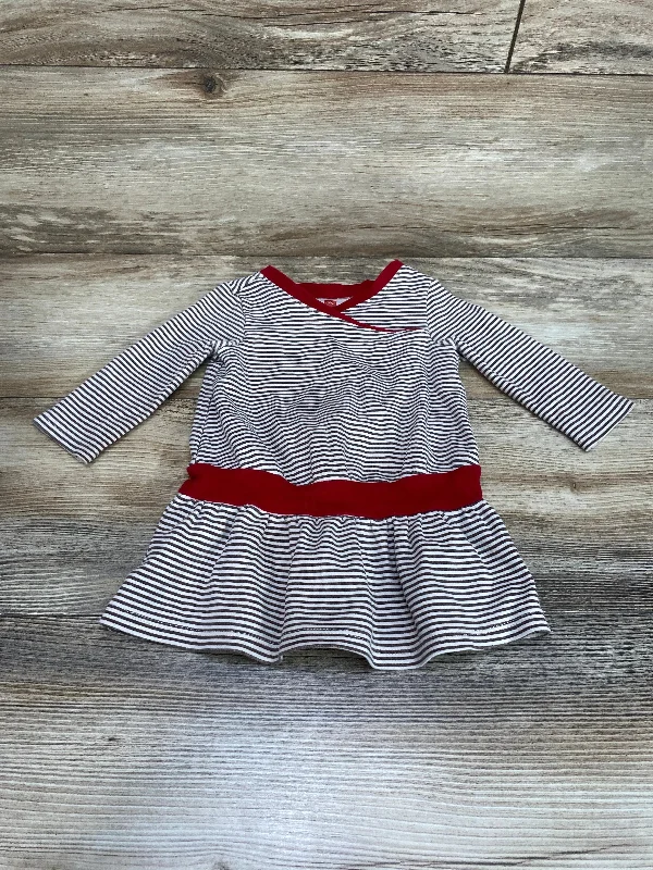 TEA Striped Twirl Dress Brown sz 6-12m Tunics Recommended stylist