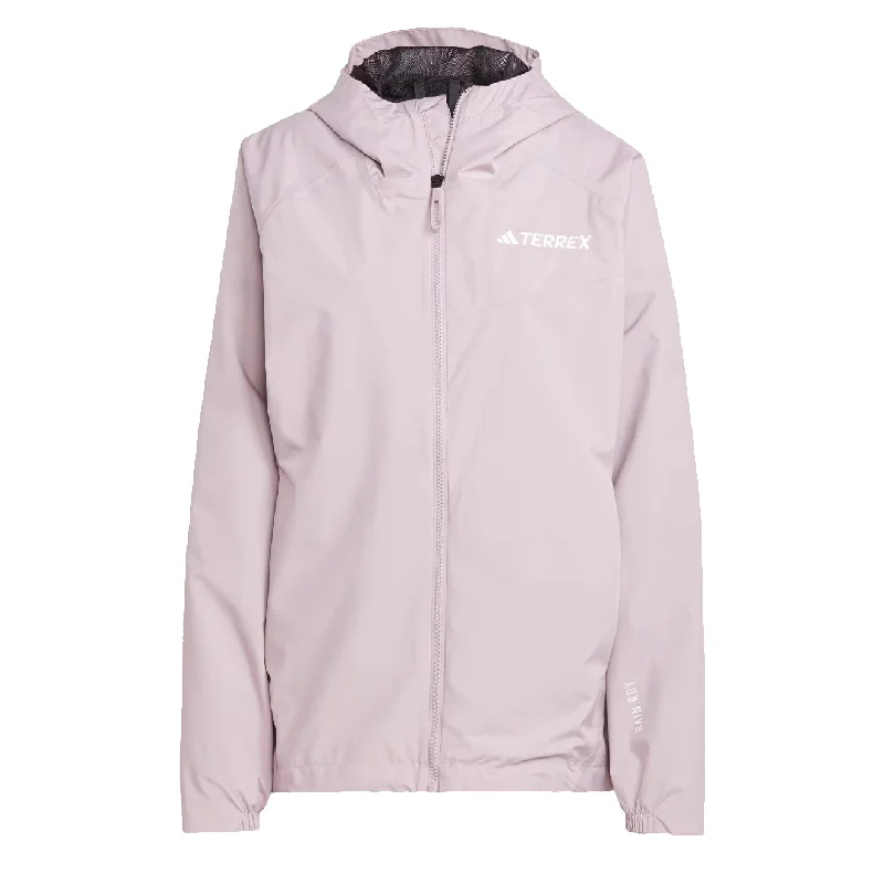 Adidas Terrex Womens Multi 2L Rain.Rdy Jacket Preloved Fig Tailored Jacket Straight Jacket A-Line Jacket