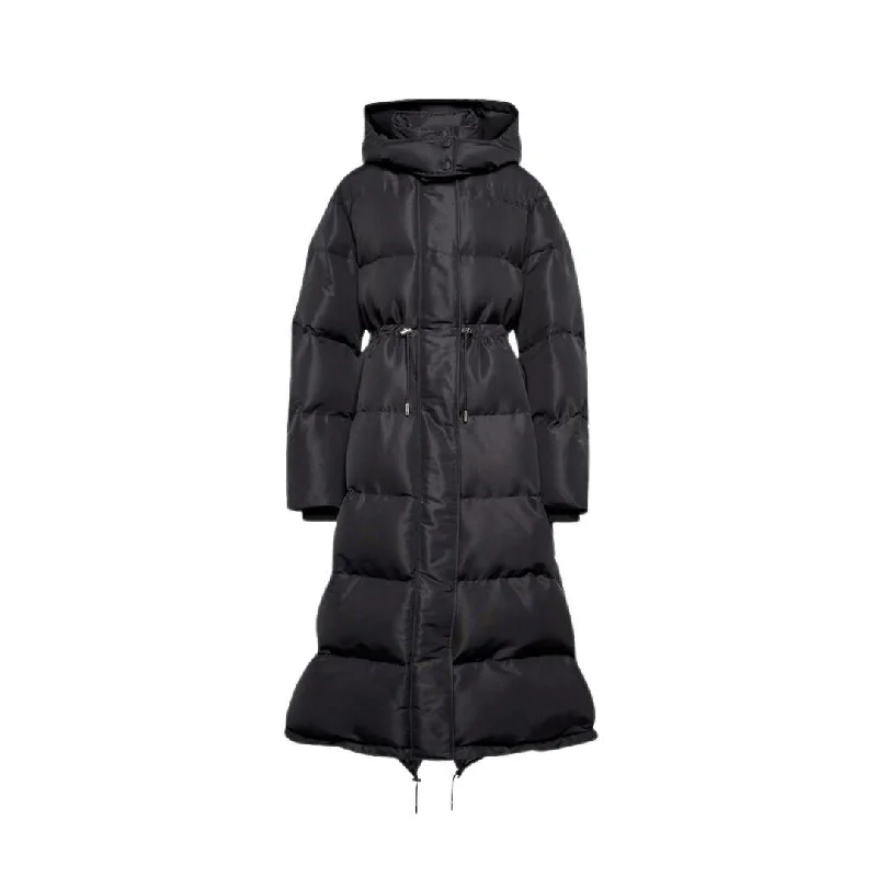 Alexander McQueen Puffer Coat - Women's 40 Satin Silk Chiffon