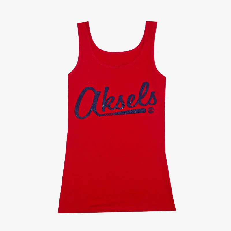 Women's Aksels Baseball Tank Top silver tank top