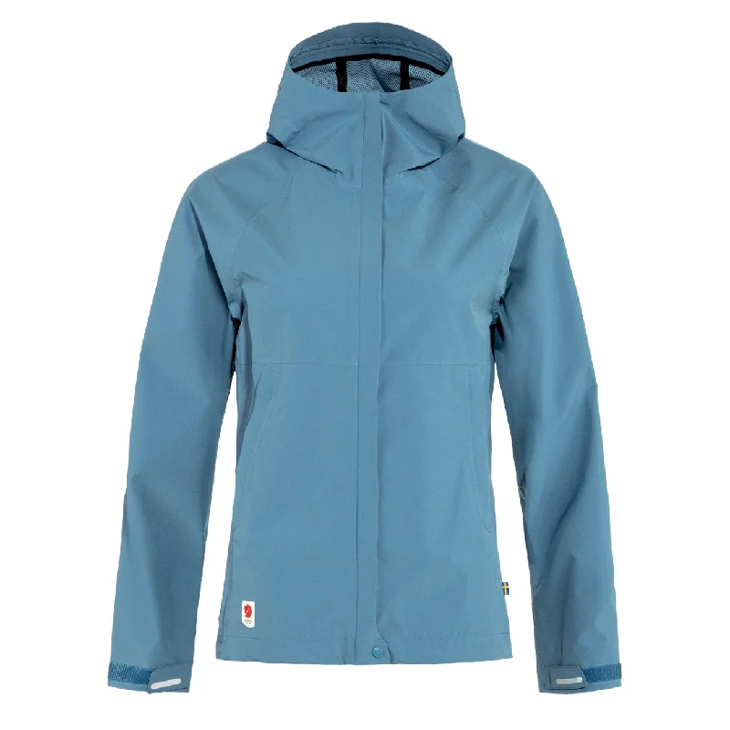 Fjallraven Womens HC Hydratic Trail Jacket Dawn Blue Mesh Jacket Canvas Jacket Denim Jacket