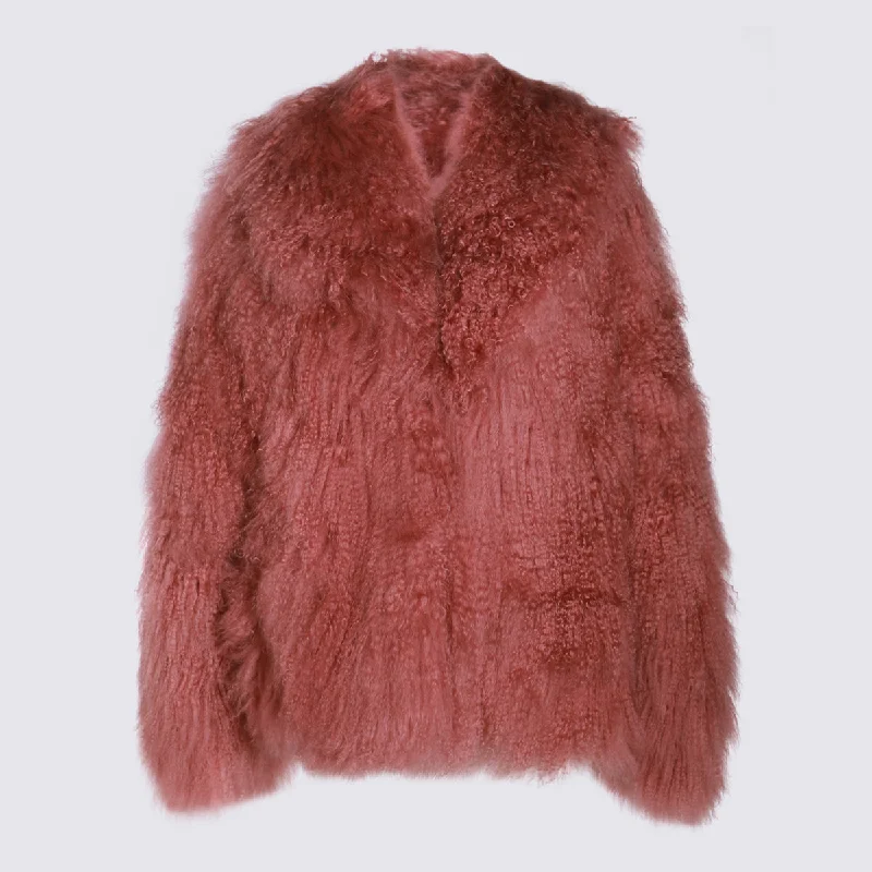 The Attico Coats Toggle Coat Shawl Collar Coat Notch Collar Coat