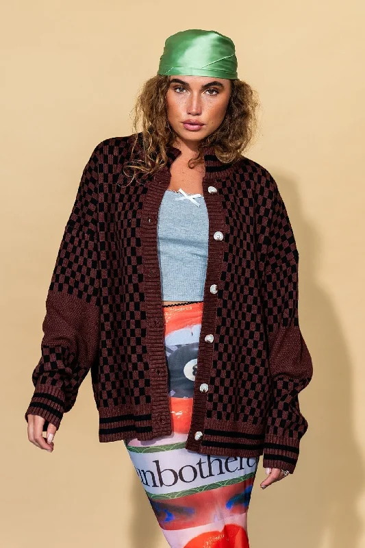 Get What I Want Grandpa Cardigan in Black + Brown Wool Cardigan Cotton Cardigan Cashmere Cardigan Get What I Want Grandpa Cardigan in Black + Brown Wool Cardigan Cotton Cardigan Cashmere Cardigan