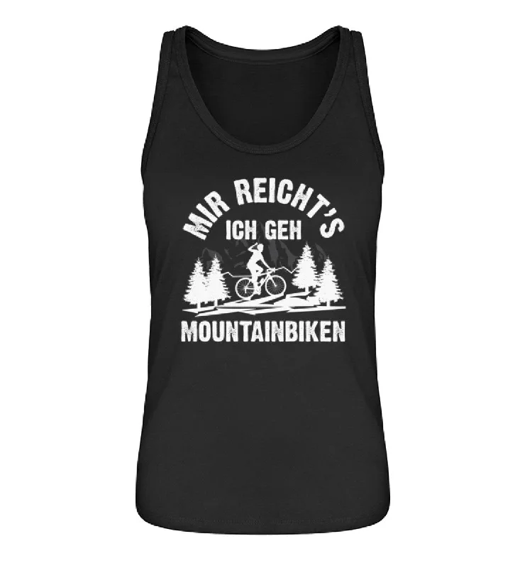 Mir reicht's ich geh mountainbiken - Damen Organic Tanktop v-neck tank top