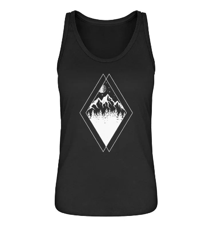 Gebirge - Geometrisch - Damen Organic Tanktop baby blue tank