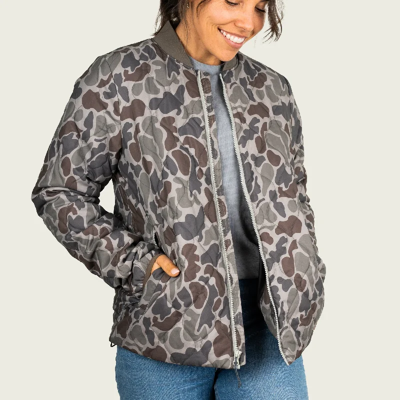 Women's Barnwell Puff Jacket Satin Jacket Silk Jacket Chiffon Jacket