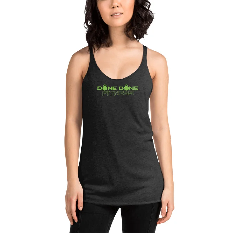 Logo Green Women's Racerback Tank gym tank top