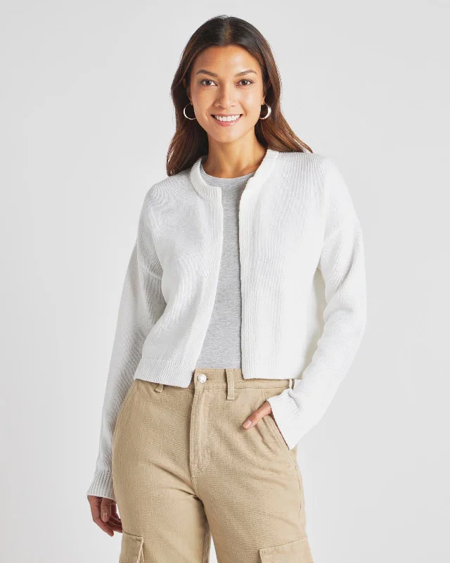 Lily Cardigan Print Jacquard Patchwork