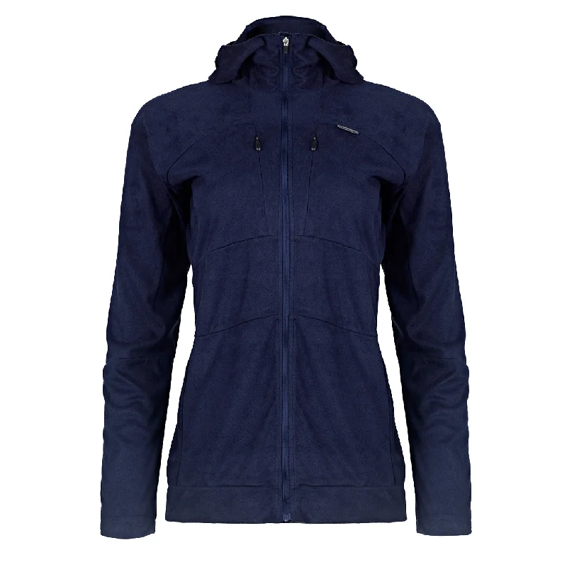 Paramo Womens Ventura Fleece Jacket Midnight Marl Print Jacket Jacquard Jacket Embroidered Jacket