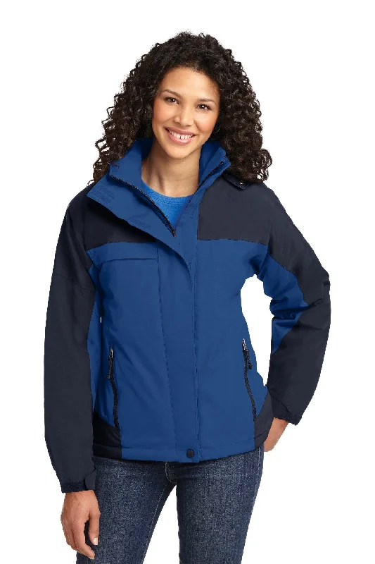 Ladies' Nootka Jacket - Regatta Blue Plaid Jacket Tartan Jacket Houndstooth Jacket