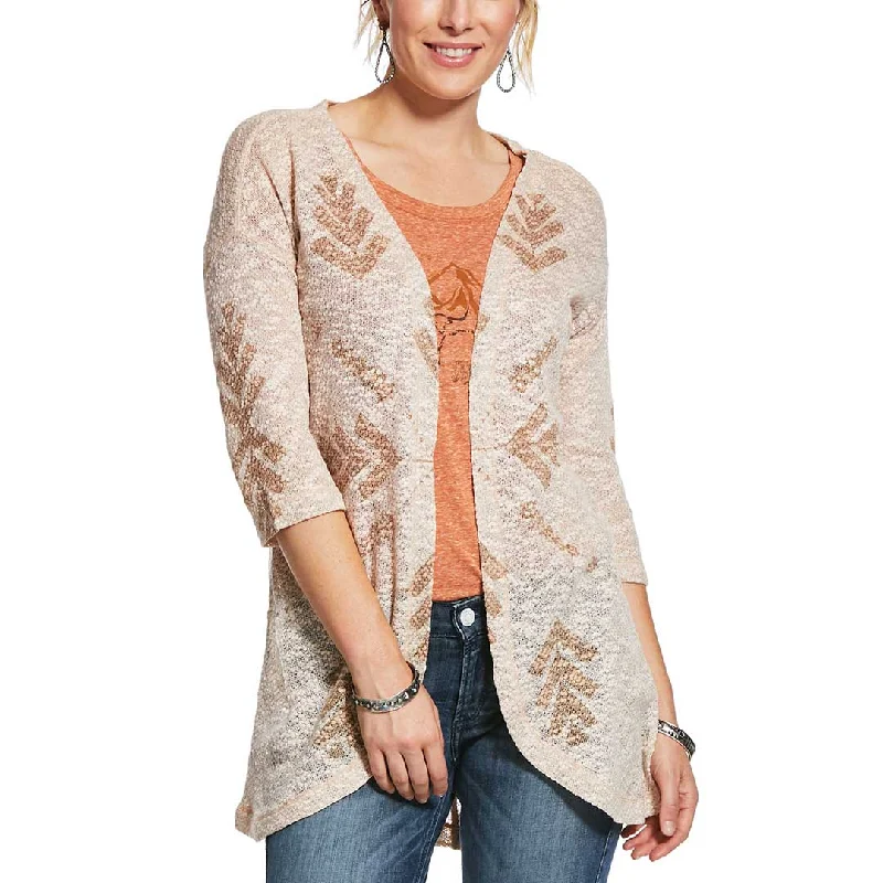 Ariat Women's Sunday Morning Cardigan Spandex Blend Rayon Blend Denim Blend