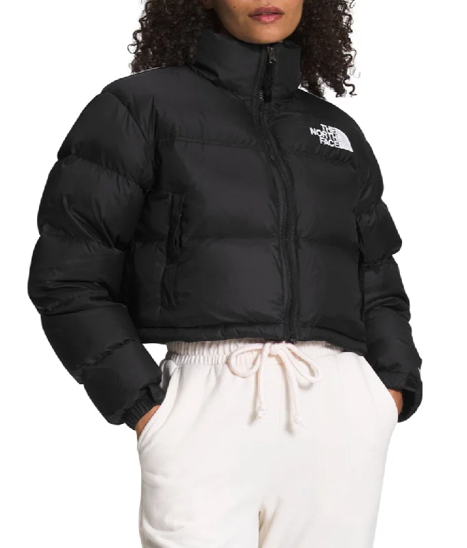 Women’s Nuptse Short Jacket Nylon Fabric Polyester Fabric Spandex Fabric