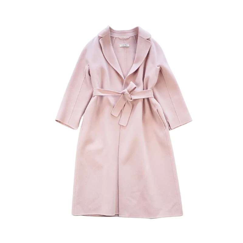 S'Max Mara Wool Coat - Women's 2 empire Basque Peplum
