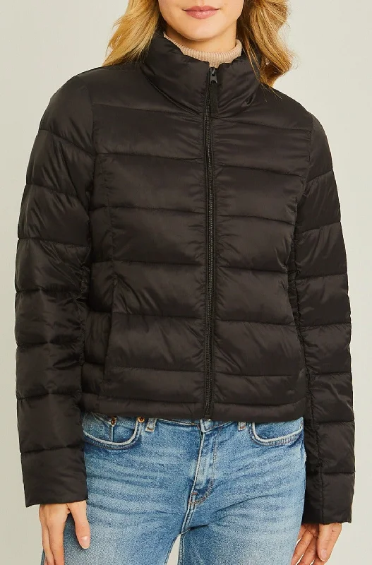 Zip Up Puffer Jacket Knit Jacket Woven Jacket Fleece Jacket