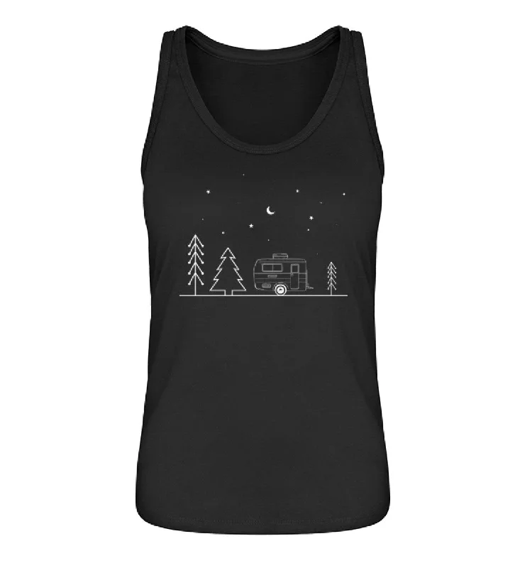 Camping Minimal - Damen Organic Tanktop lemon yellow tank