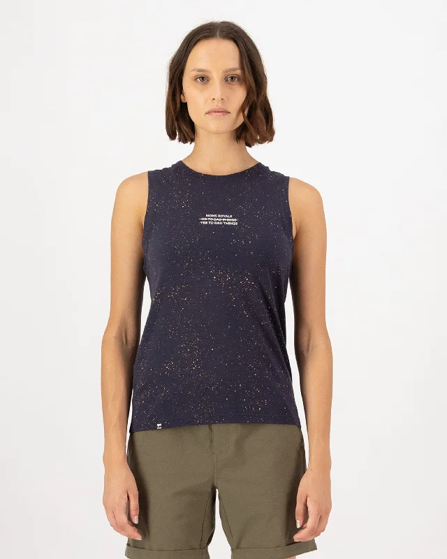 Icon Merino Tank Cosmic - Women's flirty tank top