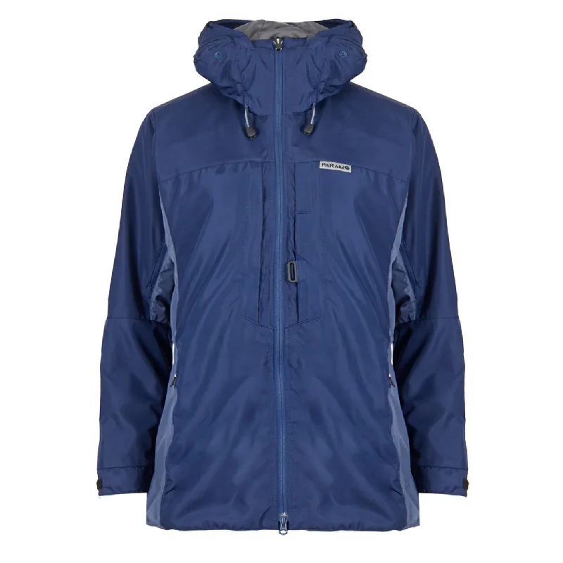 Paramo Womens Alta III Jacket Midnight / Indigo Blue Wool Fabric Cashmere Fabric Tweed Fabric