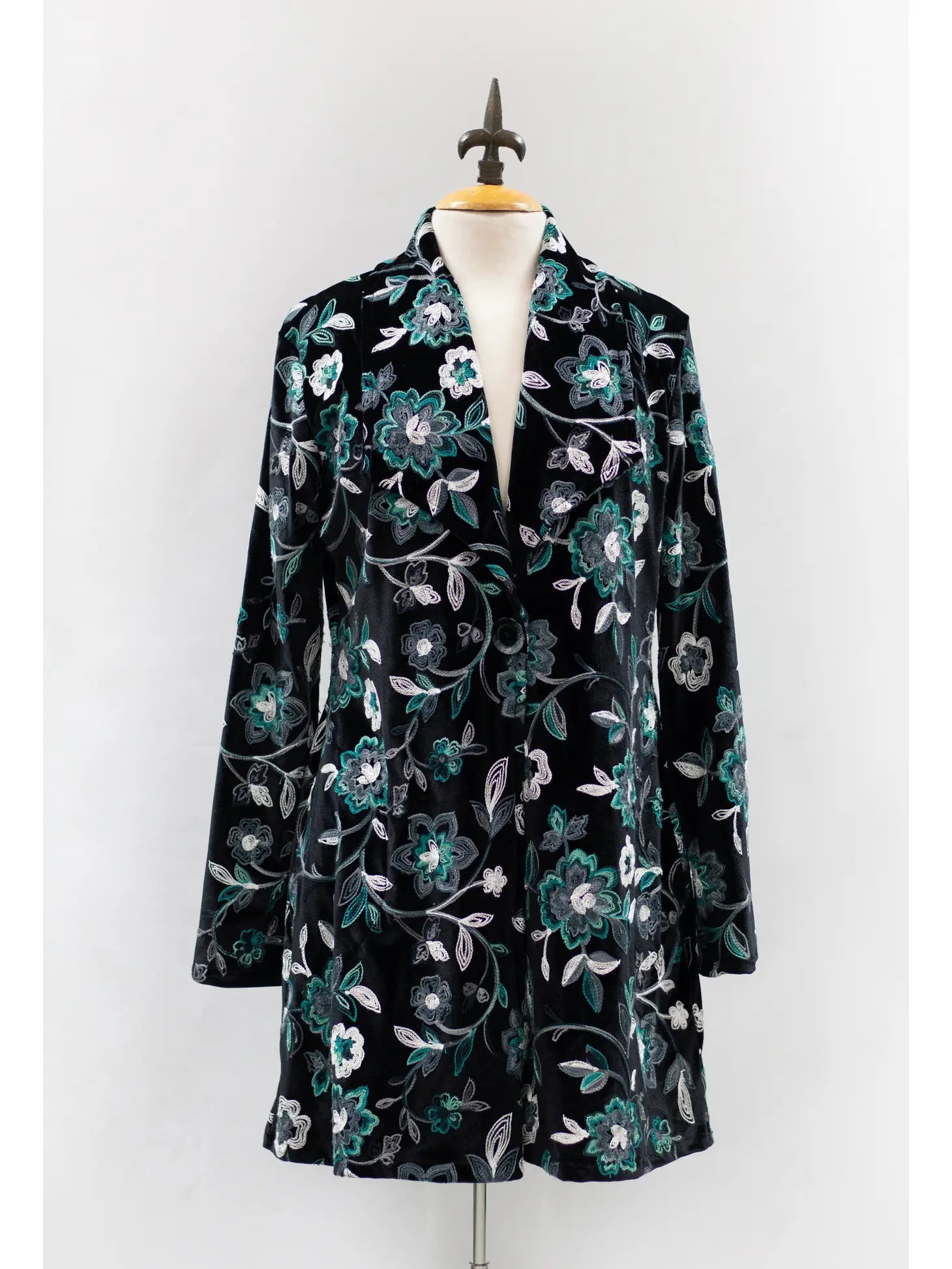Vine Street Apparel Velvet Jacket Elasticated Jacket Padded Jacket Insulated Jacket